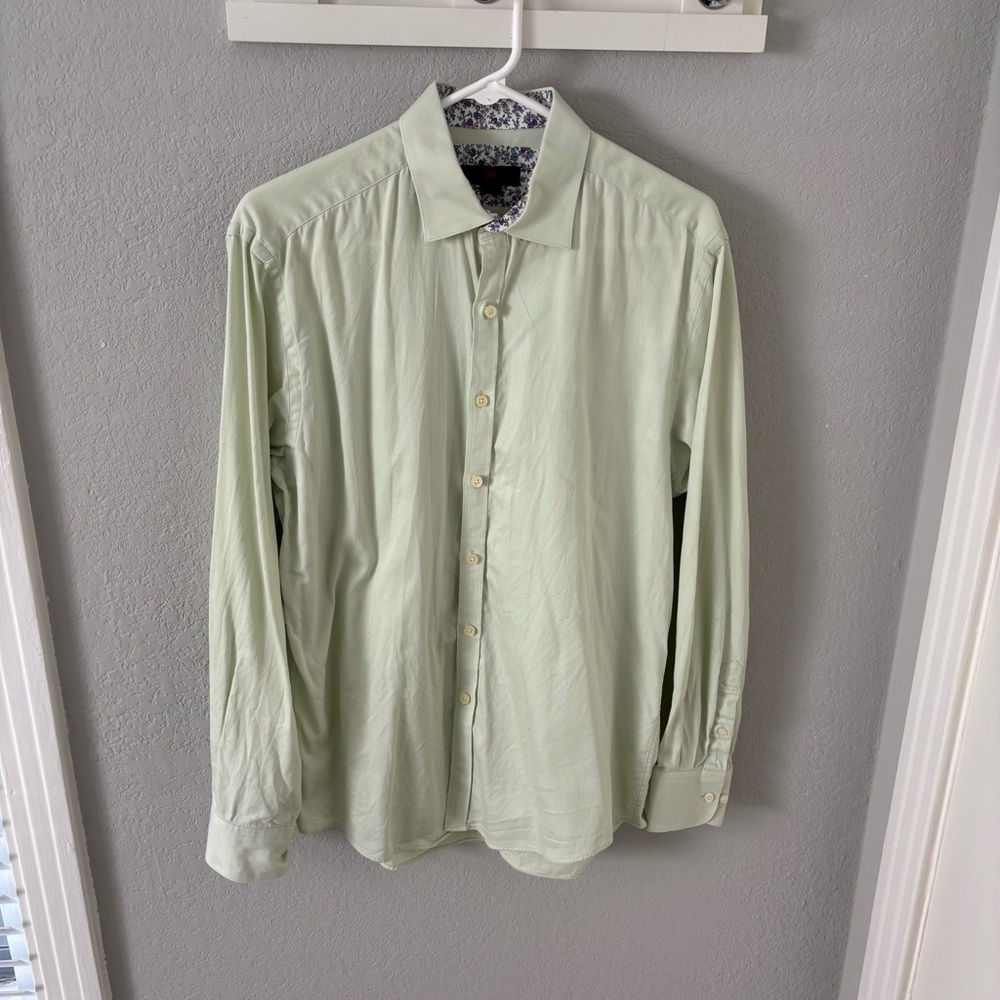 Men’s Egara Green Button Down Shirt
